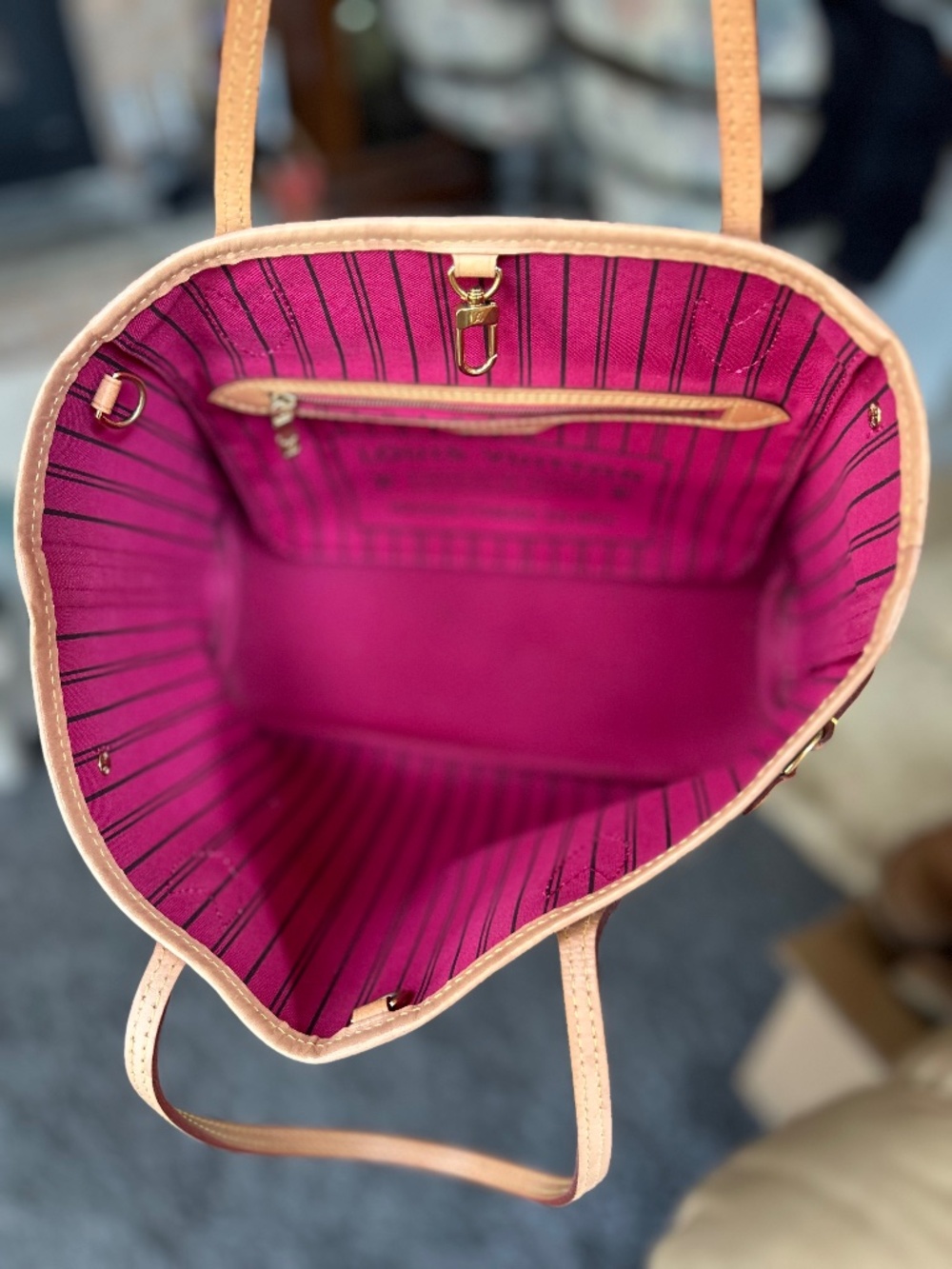 PRISTINE RARE💗 LV Neverfull Set PM PIVIONE💗 - Picture 5 of 16